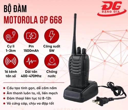Bộ đàm Motorola GP 668 2