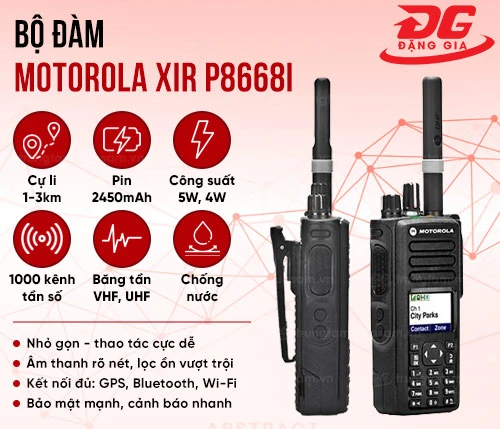 Bộ đàm Motorola Xir P8668i 2