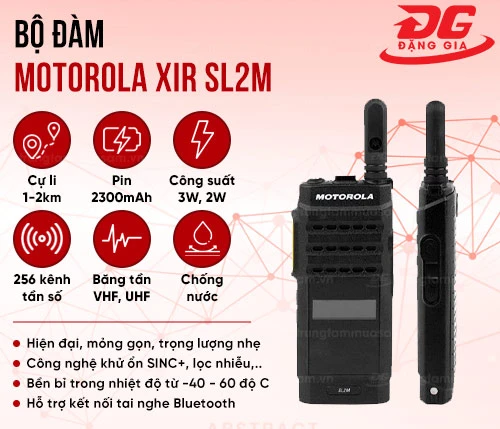 Bộ đàm Motorola Xir SL2M 2