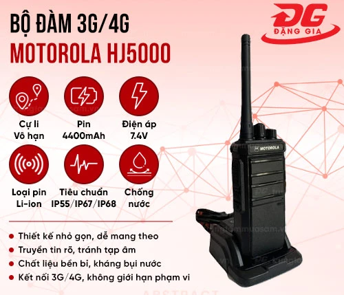 Bộ đàm 3G/4G Motorola HJ5000 2