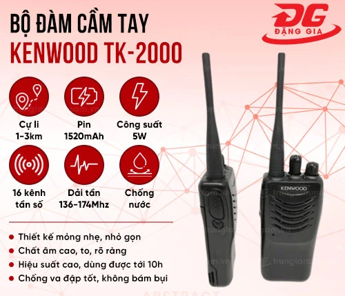 Bộ đàm cầm tay Kenwood TK-2000 2