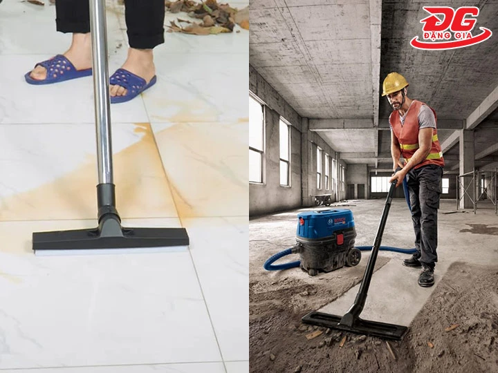 máy hút bụi 15L hút cả bụi ướt, khô