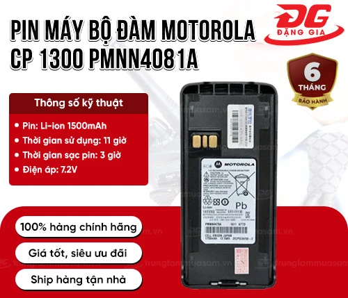 Pin máy bộ đàm Motorola Cp 1300 PMNN4081A 2