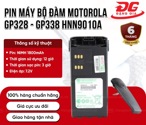 Pin máy bộ đàm Motorola GP328 - GP338 HNN9010A 2