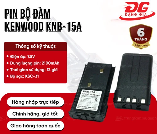 Pin bộ đàm Kenwood KNB-15A 2