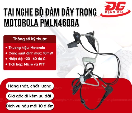 Tai nghe bộ đàm dây trong Motorola PMLN4606A 2