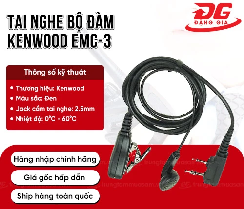 Tai nghe bộ đàm Kenwood EMC-3 2