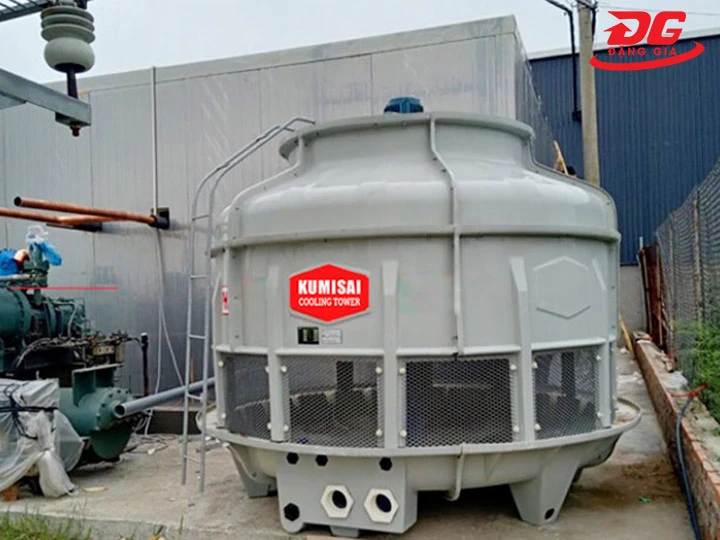 Tháp đặt lệch, quạt lắp sai trục