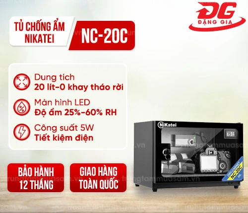 Tủ chống ẩm Nikatei NC-20C (20 lít) 2