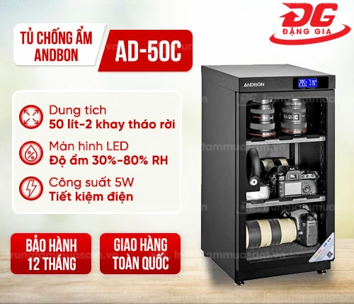 Tủ chống ẩm Andbon AD-50C (50 lít) 2