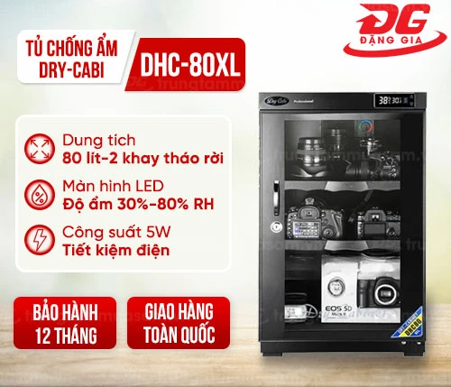 Tủ chống ẩm Dry-Cabi DHC-80XL (80 lít) 2