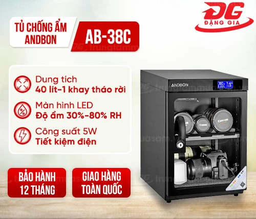 Tủ chống ẩm Andbon AB-38C (40 lít) 2