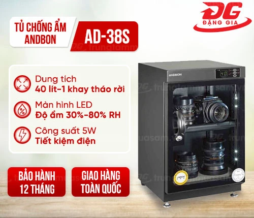 Tủ chống ẩm Andbon AD-38S (40 lít) 2