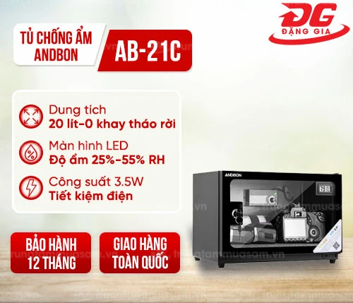 Tủ chống ẩm Andbon AB-21C (20 lít) 2