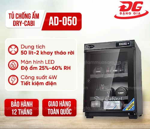 Tủ chống ẩm Dry-Cabi AD-050 (50 lít) 2