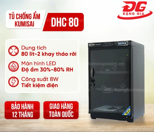 Tủ chống ẩm Kumisai DHC 80 (80 lít) 2