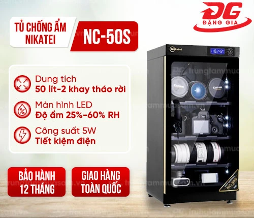 Tủ chống ẩm Nikatei NC-50S (50 lít) 2