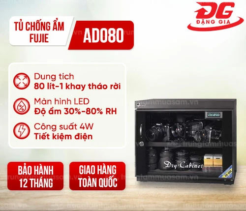 Tủ chống ẩm FujiE AD080 (80 lít) 2