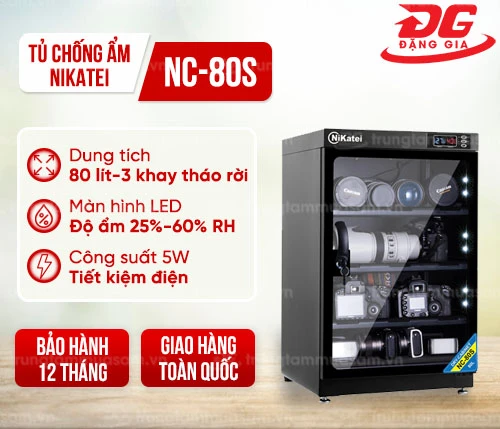 Tủ chống ẩm Nikatei NC-80S (80 lít) 2