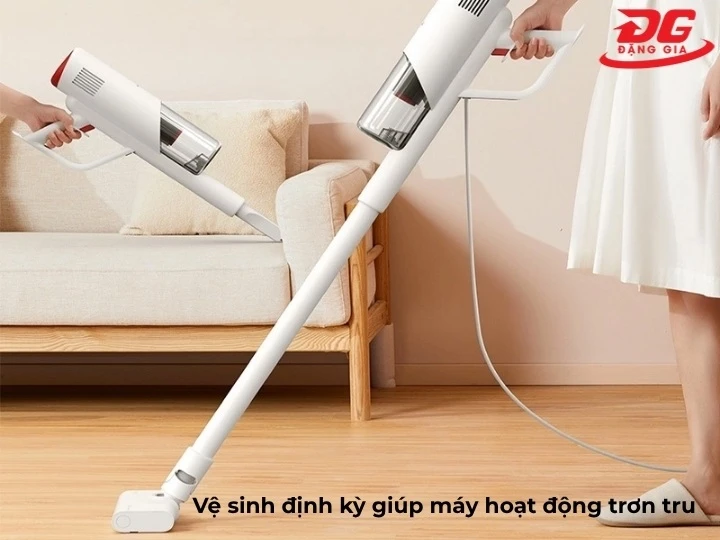 Biết cách vệ sinh máy hút bụi Deerma đảm bảo an toàn khi dùng