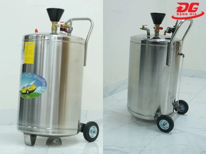 Bình chứa dung dịch bọt tuyết JB169 có dung tích chứa lên đến 80l