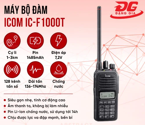 Máy bộ đàm ICOM IC-F1000T 2