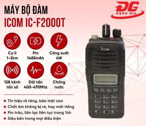 Máy bộ đàm Icom IC-F2000T 2