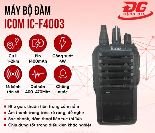 Máy bộ đàm Icom IC-F4003 2