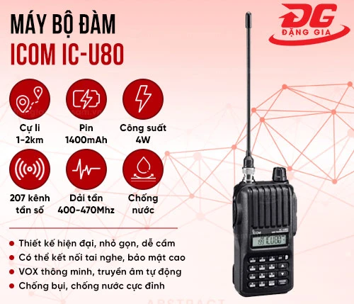 Máy bộ đàm Icom IC-U80 2
