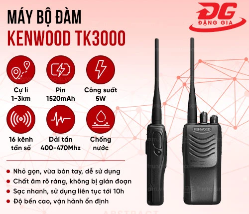 Máy bộ đàm Kenwood TK3000 2
