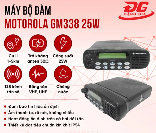 Máy bộ đàm Motorola GM338 25W 2