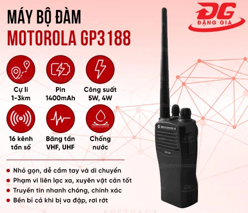 Máy bộ đàm Motorola GP3188 2