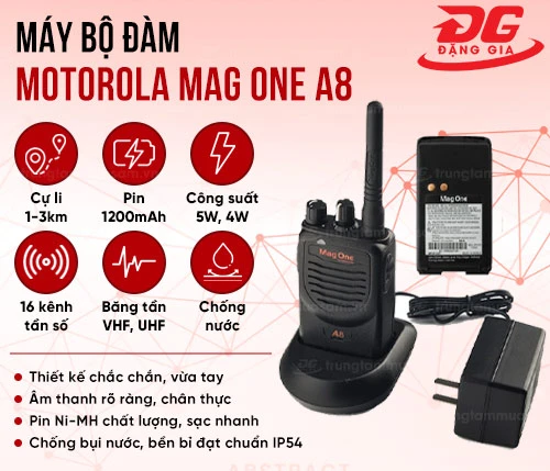 Máy bộ đàm Motorola Mag One A8 2