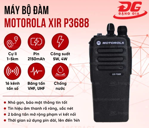 Máy bộ đàm Motorola XiR P3688 2