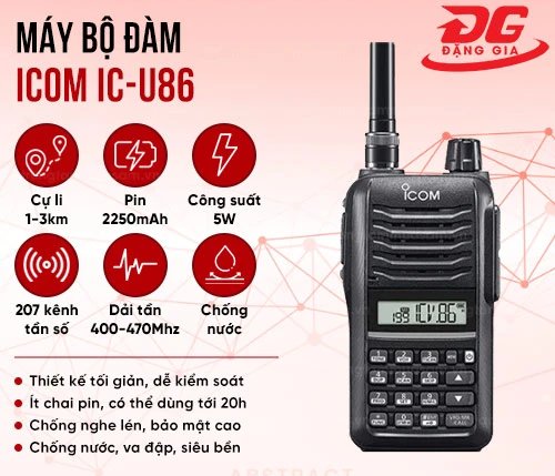 Máy bộ đàm Icom IC-U86 2