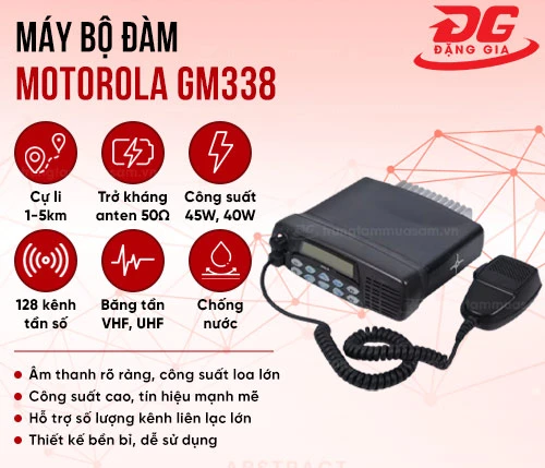 Máy bộ đàm Motorola GM338 2