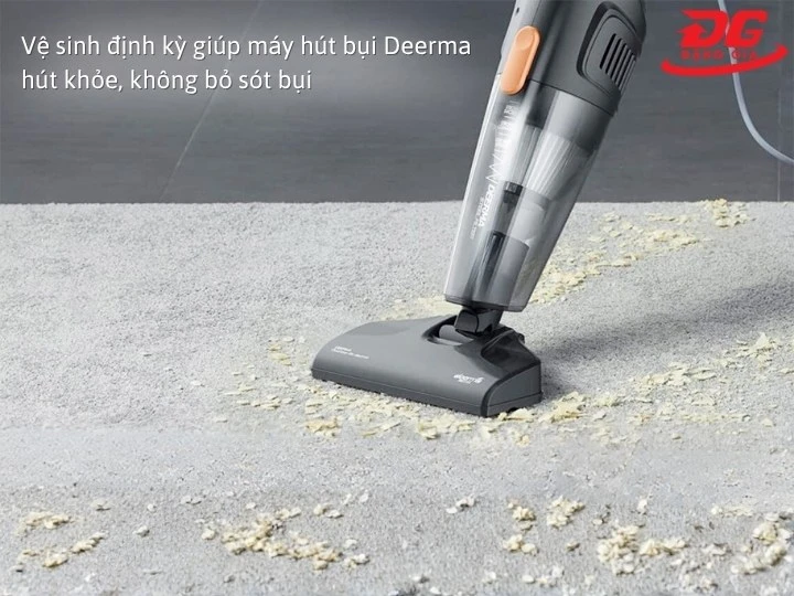 Cách vệ sinh máy hút bụi Deerma giúp máy hút khỏe tối đa