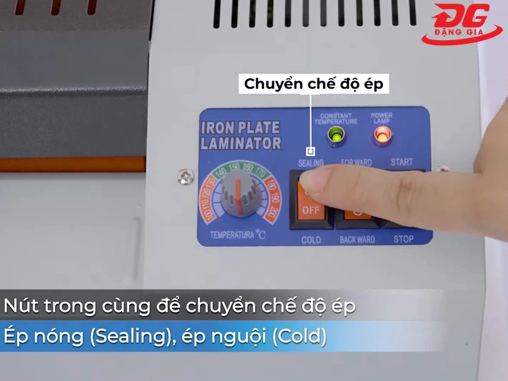 hãy chọn máy có 2 chế độ ép nóng - nguội linh hoạt
