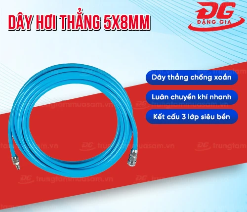 Dây hơi thẳng 5x8mm 2