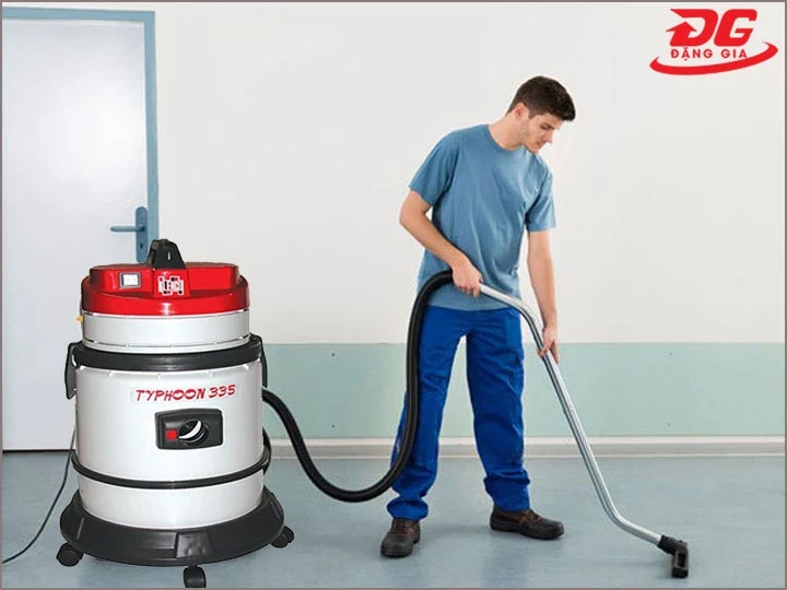 Máy hút bụi công nghiệp Typhoon còn có hệ thống tản nhiệt