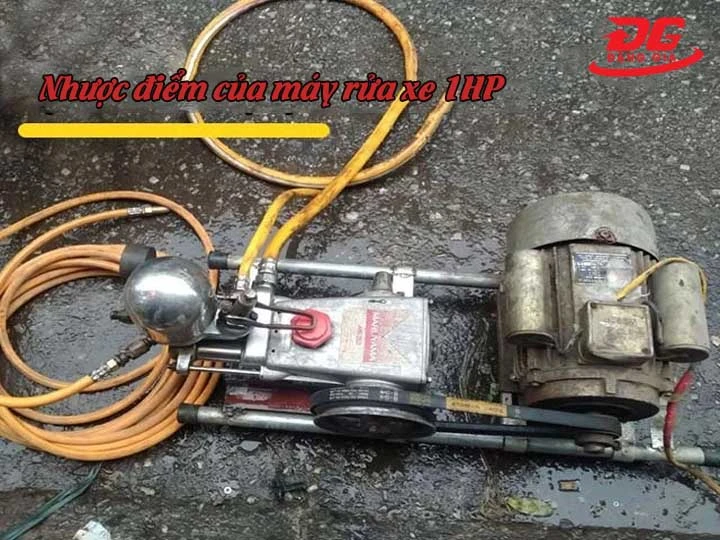 nhược điểm Máy rửa xe 1HP