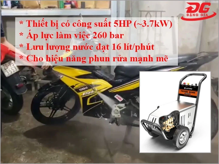 Sức mạnh và độ bền của Máy xịt rửa xe áp lực cao Lutian 20M26-3.7T4