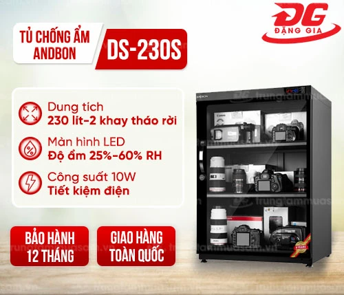 Tủ chống ẩm Andbon DS-230S (230 lít) 2