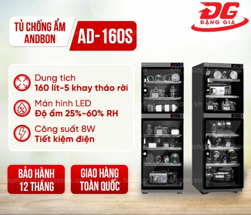 Tủ chống ẩm Andbon AD-160S (160 lít) 2
