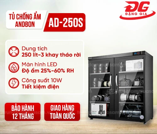 Tủ chống ẩm Andbon AD-250S (250 lít) 2