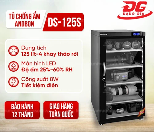 Tủ chống ẩm Andbon DS-125S (125 lít) 2