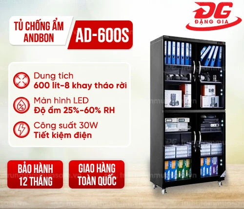 Tủ chống ẩm Andbon AD-600S (600 lít) 2