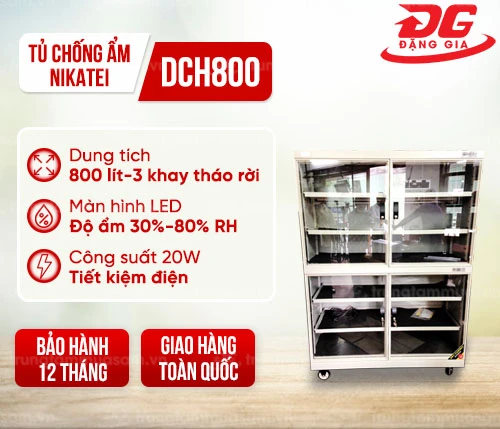 Tủ chống ẩm Nikatei DCH800 (800 lít) 2