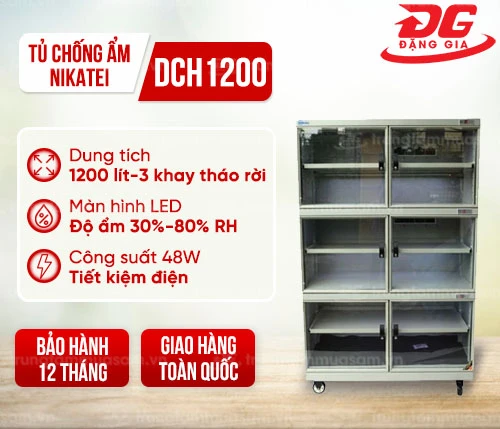 Tủ chống ẩm Nikatei DCH1200 (1200 lít) 2