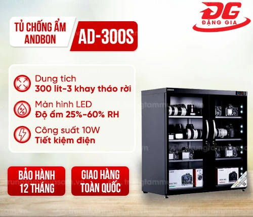 Tủ chống ẩm Andbon AD-300S (300 lít) 2
